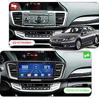 Go Андроид магнитола штатная для Honda Accord 9 2012-2015 экран 10" 4/64Gb 4G Wi-Fi GPS Top