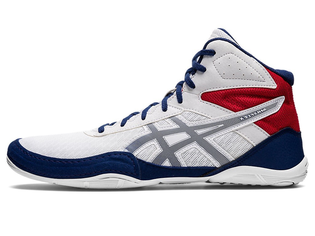 Борцовки дитячі Asics Matflex 6 GS White/Deep Ocean 1084A007-100