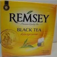 Чай черный Remsey Black Tea Klasyczna 75 пакетиков (Рамсей) класичний чорний чай польський