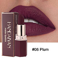 Нюдова матова помада HANDAIYAN Matte Lipstic №06 Plum