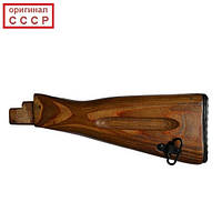 Приклад оригінальний нескладний деревяний / фанерний (весло) АК-74 (оригінал СРСР)
