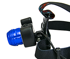 Яскравий потужний акумуляторний налобний ліхтар X-Balog BL-C862-T6 на голову із зарядкою 2x18650 XPE+COB, фото 4