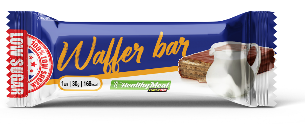 Батончики Power Pro Вафлі Waffer Bar 30 г, фото 3