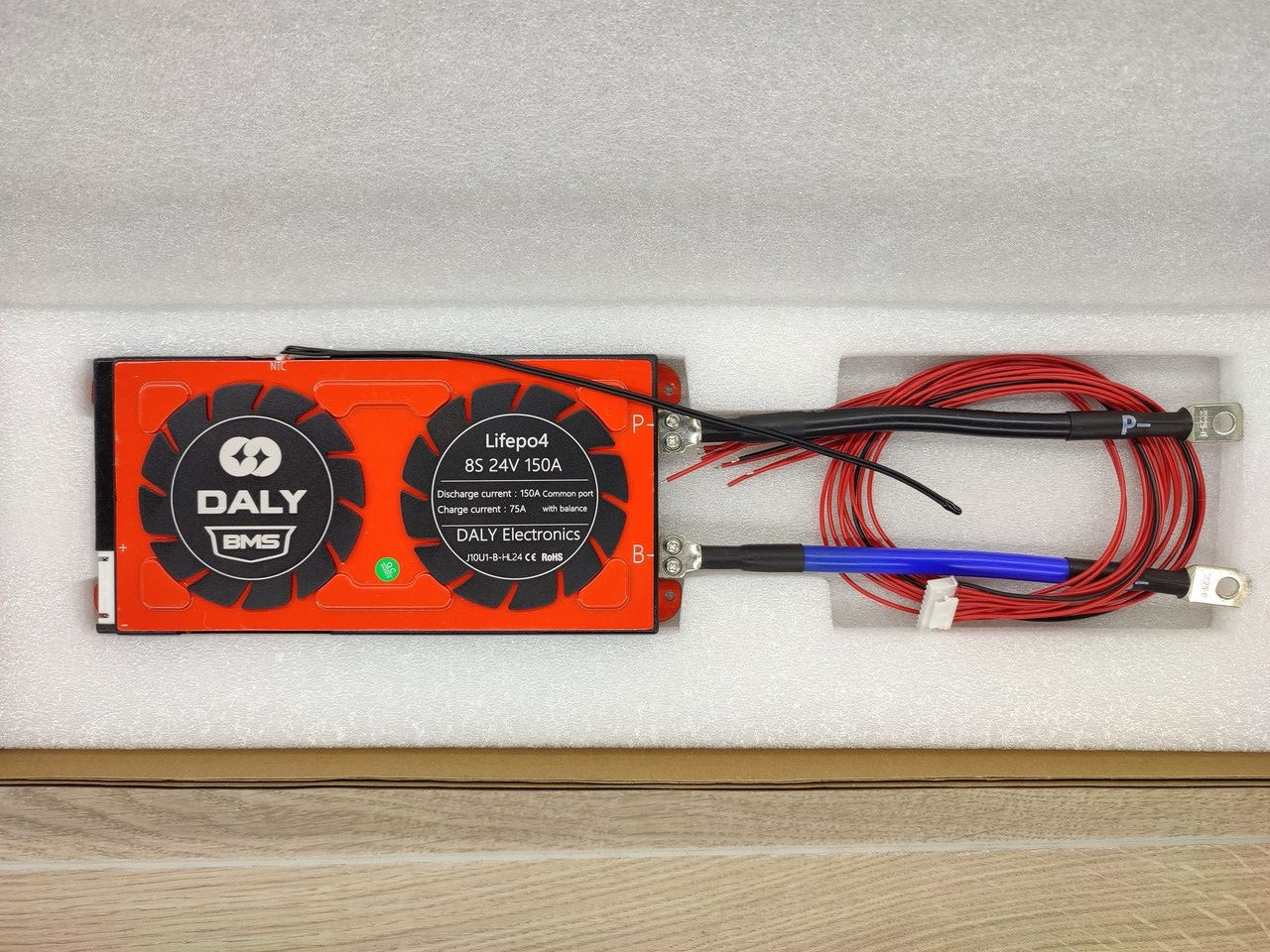 BMS контролер Daly LiFePO4 8S 24 вольти 150A