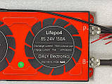 BMS контролер Daly LiFePO4 8S 24 вольти 150A, фото 3