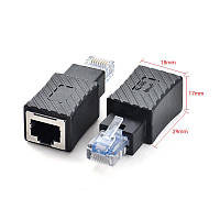 Перехідники RJ45, LAN, RS232
