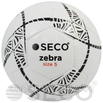 М'яч футбольний SECO® Zebra розмір 5, фото 2