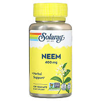 Добавка для імунітету неем, Solaray Neem 400 mg 100 капсул