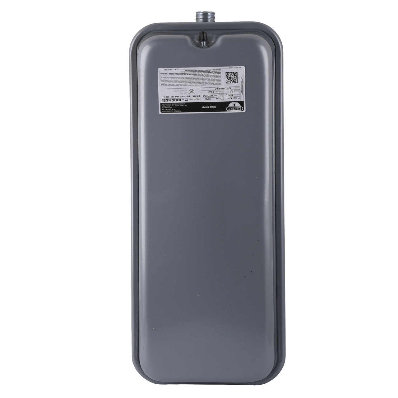Бак для монтажу в котли прямокутний 7,5 літрів Zilmet Oem-Pro 3/4" 3 Bar, фото 1