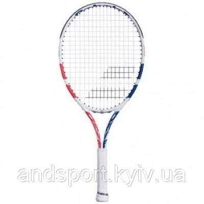 Ракета Babolat Drive Jr 24 Girl white/pink/blue, фото 2