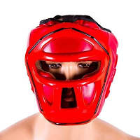 Шлем Venum, маска, р-ры S, M, L, красный.