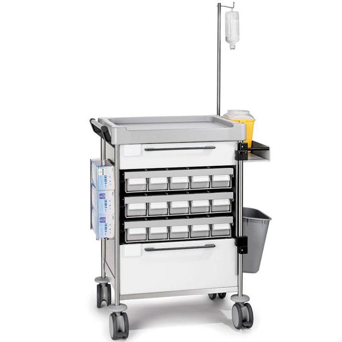 Простий візок для зберігання медикаментів 1812 W серії 100 Insausti, фото 1