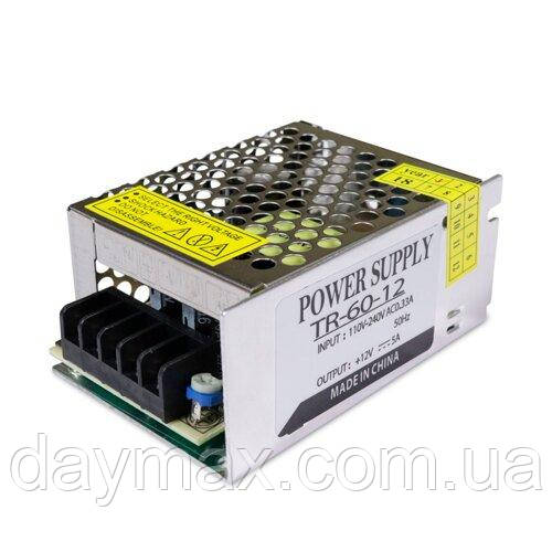 Блок живлення OEM DC12 60 W 5 А TR-60-12, фото 1