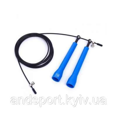 Швидкісна скакалка CABLE JUMPROPE blue