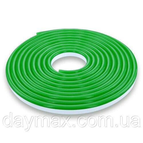 Світлодіодна стрічка NEON 12В JL 2835-120 G IP65 зелений, герметична, 1м, фото 1