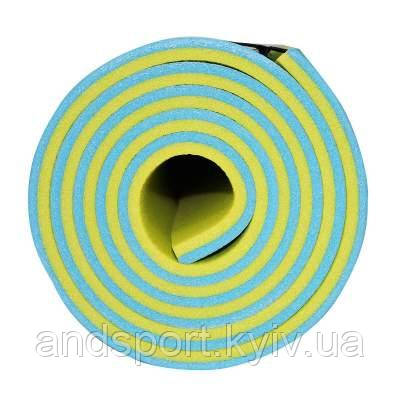 Килимок туристичний (каремат) SportVida XPE 1 см SV-EZ0003 Blue/Yellow