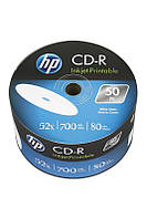 CD-R HP (69301/CRE00070WIP-33) 700MB 52x IJ Print, без шпинделя, 50 шт.
