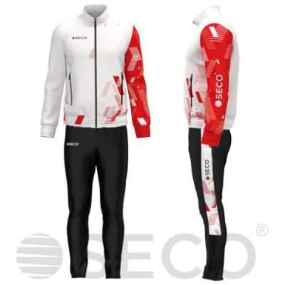 Спортивний костюм SECO® Forza White колiр: червоний