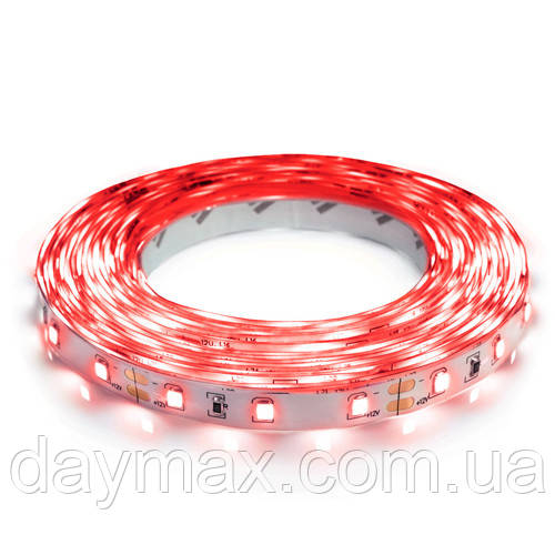 Світлодіодна стрічка OEM ST-12-2835-60-R-20 червона, негерметична, 1м, фото 1