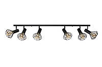 Светильник лофт MSK Electric Diadem потолочный NL 22151-6 BK