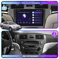 Lb Штатна магнітола в машину для Lexus ES 4 2001-2003 екран 9" 4/64 Gb CarPlay 4G Wi-Fi GPS Prime