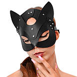 Маска Кішечки Art of Sex — Cat Mask, Чорний 777Store.com.ua, фото 2