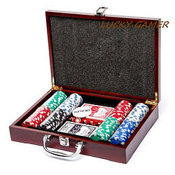 Покерний набір на 200 фішок в кейсі з номіналом WS-2