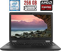 Ноутбук Dell Precision 3510 /15.6"/ Core i5-6300HQ/ 16GB DDR4/ 256GB SSD M.2 NEW /FirePro W5130M/ Webcam
