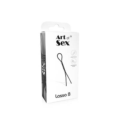 Ерекційне кільце Art of Sex — Lasso B, регульована тугостість, фото 2