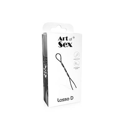 Ерекційне кільце Art of Sex — Lasso D, регульована тугостість, фото 2