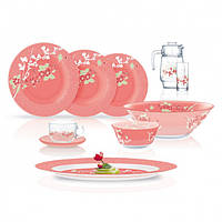 Сервиз столовый Luminarc Ambi Japanese Pink, 46 предметов / Q0929
