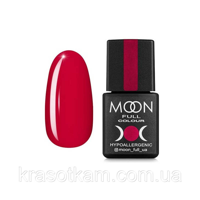 Гель-лак Moon Full No140 малиновий, 8 мл.