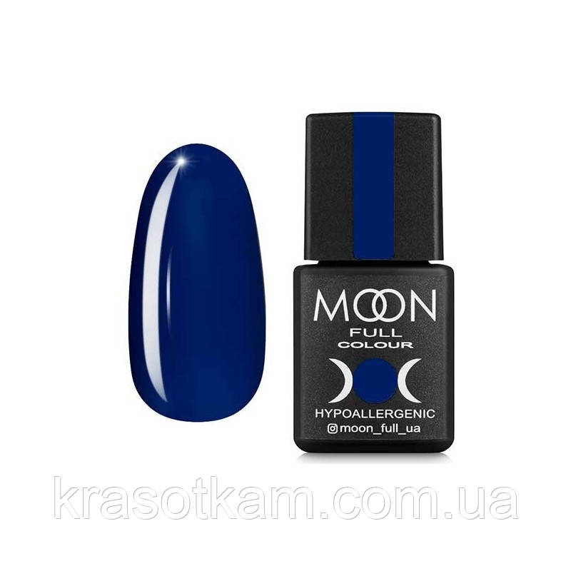 Гель-лак Moon Full No176 Порохова синя, 8 мл.