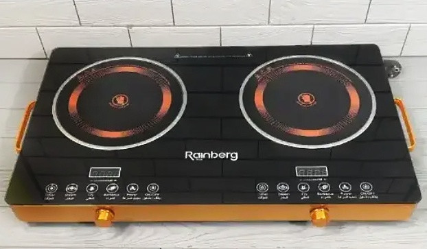 Электрическая инфракрасная плита Rainberg RB-816 на 2 конфорки по 2500W, сенсорная - фото 7 - id-p1766362648