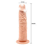 Реалістичний фалоімітатор на присосці Barbara Calvin Flesh, фото 5