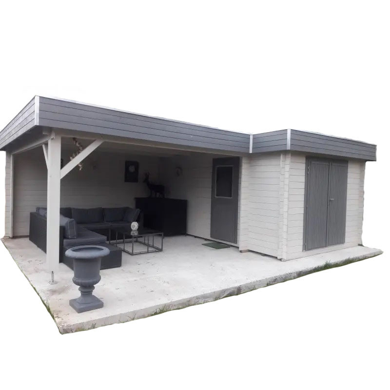 Сучасний сарай, госпблок для дачі з дерева 6.5х4,0 м. від виробника Modern barn - 80
