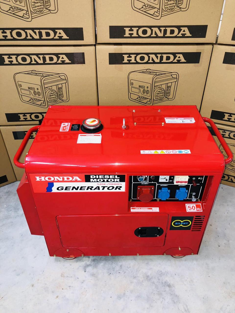 Потужний дизельний генератор 9,8 кВа Honda SDG9800S 3F