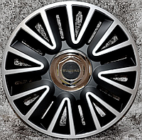 Колпаки на колеса. Колпаки колесные ARGO R14 QUADRO PRO Silver/Black. Колпаки на диски