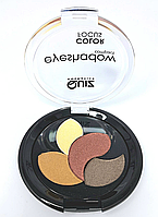Тіні для повік, четверні Quiz Cosmetics Color Focus Eyeshadow No 423