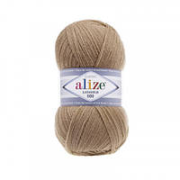 Пряжа для в’язання Lanagold 800. 100 г. 730 м. Колір темний беж 466