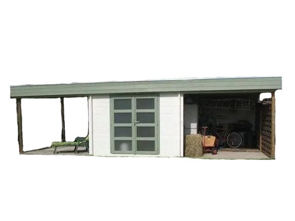 Сучасний сарай, госпблок для дачі з дерева 9.0х3,0 м. від виробника Modern barn - 78