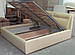 Двоспальні ліжка з підіймальним механізмом на ламелях, ліжка для спальні в Україні, фото 3