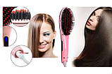 Гребінець випрямляч Fast Hair Straightener. VB-614 Колір рожевий, фото 8