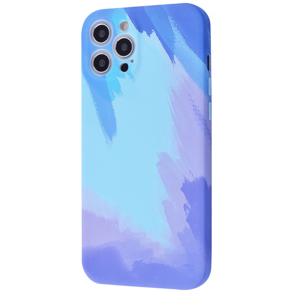 Чехол для Apple Iphone 12 Pro Max YX-680 голубой градиент, фото 1
