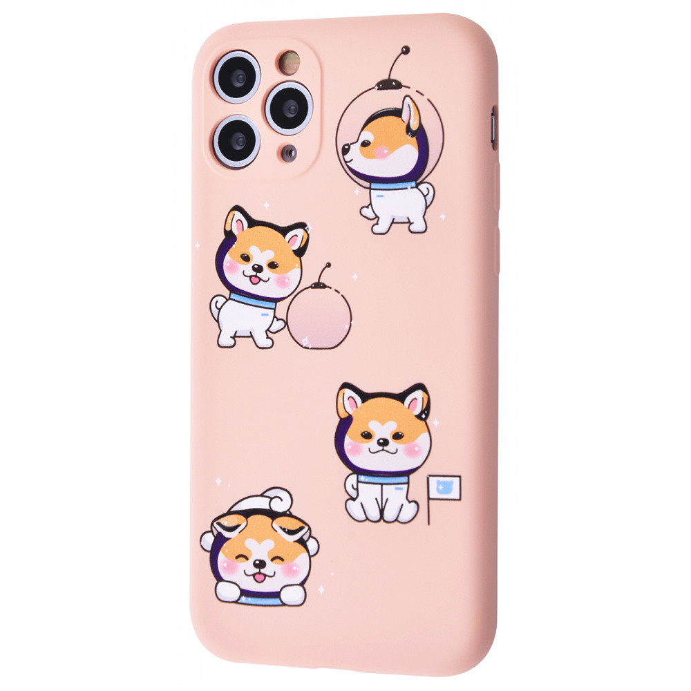 Чохол для Apple Iphone 11 Pro собачка в скафандрі. ZK-848 Колір бежевий, фото 1