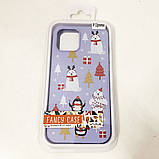 Чохол Apple Iphone 12 Pro Max. Різдво. NI-254 Колір: фіолетовий, фото 2