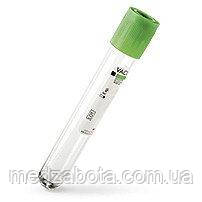 Пробірка (зелена) 8мл гепарин літія + гель Vacuette