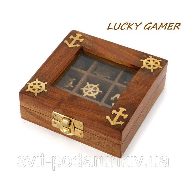 Крестики и нолики игра дорожная с морскими атрибутами GS386