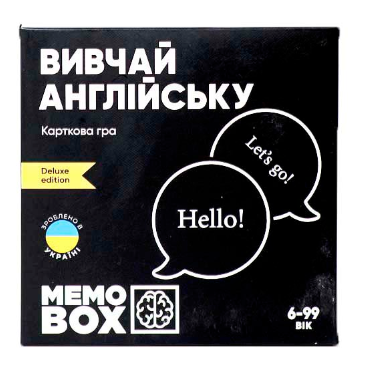 Настільна гра JoyBand MemoBox Deluxe Вивчай англійську MBD104, фото 1