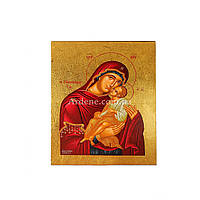 Писаная икона Божьей Матери Гликофилуса 9 Х 11,5 см